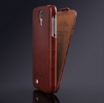 leather flip case open up and down